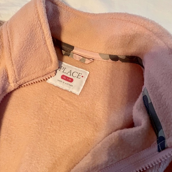 The Children’s Place Big Girls Hooded Pink Camo Puffer Jacket And Two Zip Up’s - Picture 6 of 10